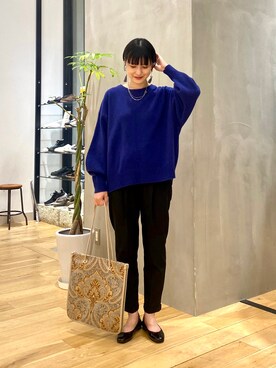 秋山 里織さん(レディース・158cm)の秋コーディネート