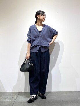 秋山 里織さん（レディース・158cm）の秋コーディネート