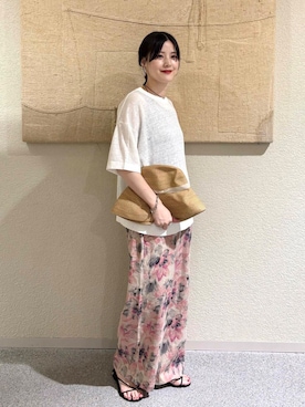 秋山 里織さん(レディース・158cm)の夏コーディネート