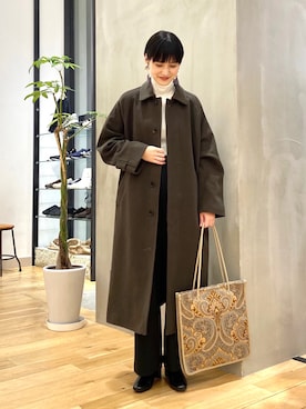 秋山 里織さん(レディース・158cm)の秋コーディネート