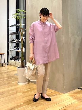 秋山 里織さん(レディース・158cm)の春コーディネート