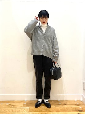 秋山 里織さん(レディース・158cm)の冬コーディネート