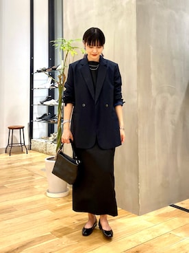 秋山 里織さん(レディース・158cm)の秋コーディネート