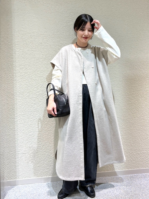 一部WEB限定カラー』ウールミルドジレワンピース（ワンピース）｜か