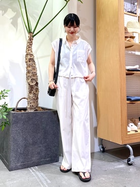 秋山 里織さん(レディース・158cm)の春コーディネート