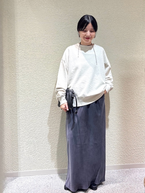 ユニセックス』コットンクルーネックスウェットプルオーバー