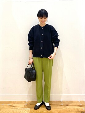 秋山 里織さん（レディース・158cm）の春コーディネート