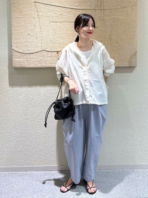 ウェザーワッシャーサルエルパンツ