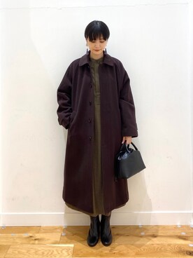 秋山 里織さん（レディース・158cm）の秋コーディネート