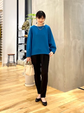秋山 里織さん(レディース・158cm)の秋コーディネート