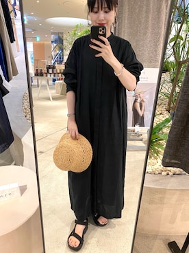 秋山 里織さん(レディース・158cm)の夏コーディネート