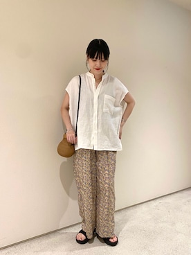 秋山 里織さん(レディース・158cm)の夏コーディネート