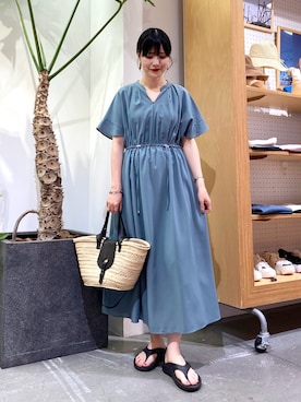 秋山 里織さん（レディース・158cm）の春コーディネート