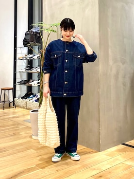 秋山 里織さん(レディース・158cm)の冬コーディネート