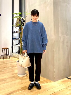 「マイベストコーデ2022」｜「アイテム（その他シューズ）」を使った、saoriさん（レディース・158cm）の冬コーディネート