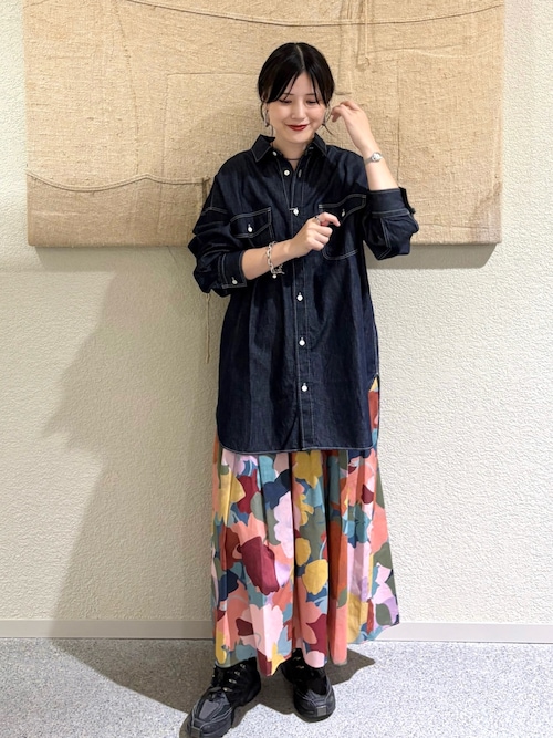 デニムワークシャツ（シャツ/ブラウス）｜かぐれ（カグレ）の