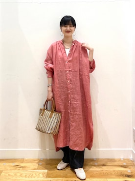 「MARCO BIANCHINI（マルコビアンチーニ）のアイテム（その他）」を使った、saoriさん（レディース・158cm）の春コーディネート