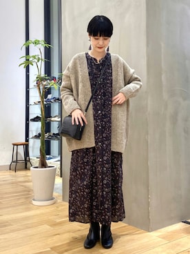 秋山 里織さん（レディース・158cm）の秋コーディネート