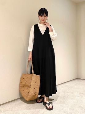 秋山 里織さん(レディース・158cm)の夏コーディネート