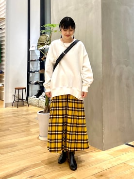 秋山 里織さん（レディース・158cm）の秋コーディネート