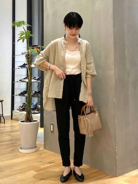 秋山 里織さん（レディース・158cm）の秋コーディネート