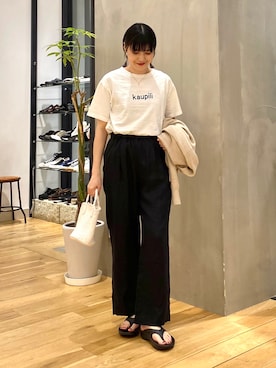 秋山 里織さん（レディース・158cm）の春コーディネート