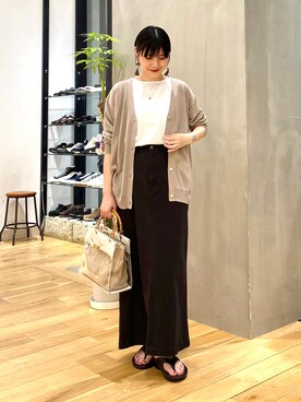 秋山 里織さん(レディース・158cm)の春コーディネート