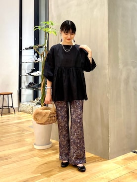 秋山 里織さん（レディース・158cm）の秋コーディネート