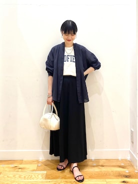 秋山 里織さん(レディース・158cm)の夏コーディネート