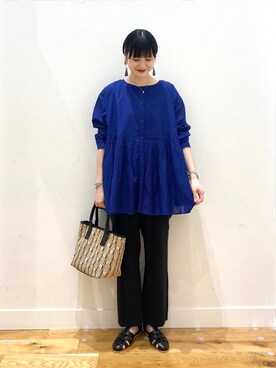 「MARCO BIANCHINI（マルコビアンチーニ）のアイテム（その他）」を使った、saoriさん（レディース・158cm）の春コーディネート