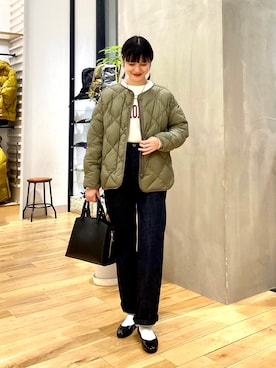 秋山 里織さん（レディース・158cm）の秋コーディネート