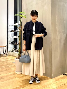 秋山 里織さん（レディース・158cm）の秋コーディネート