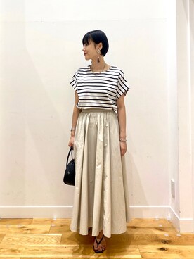 秋山 里織さん(レディース・158cm)の夏コーディネート