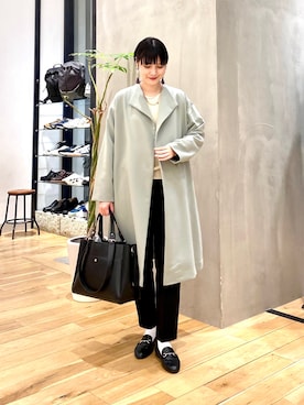 秋山 里織さん(レディース・158cm)の冬コーディネート