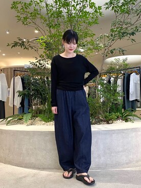 「かぐれ」｜秋山 里織さん（レディース・158cm）の夏コーディネート