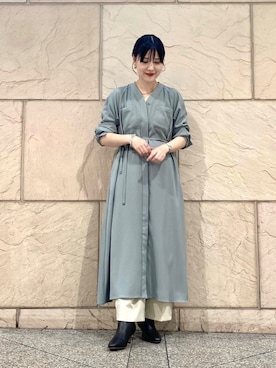 秋山 里織さん（レディース・158cm）の秋コーディネート