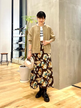 秋山 里織さん（レディース・158cm）の秋コーディネート