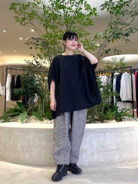 秋山 里織さん（レディース・158cm）の秋コーディネート