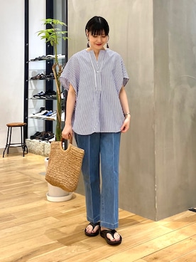 秋山 里織さん（レディース・158cm）の春コーディネート