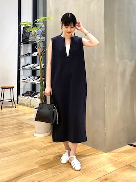 秋山 里織さん(レディース・158cm)の春コーディネート