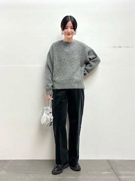 秋山 里織さん(レディース・158cm)の冬コーディネート