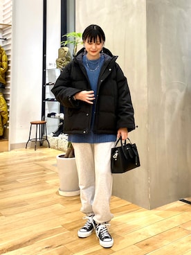 秋山 里織さん(レディース・158cm)の秋コーディネート