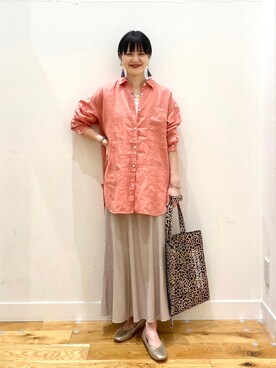 秋山 里織さん(レディース・158cm)の春コーディネート