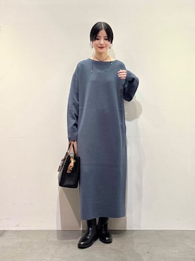 秋山 里織さん(レディース・158cm)の冬コーディネート