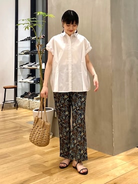 秋山 里織さん(レディース・158cm)の夏コーディネート