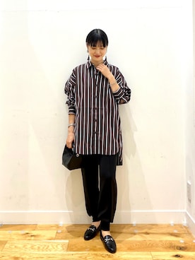 秋山 里織さん(レディース・158cm)の夏コーディネート