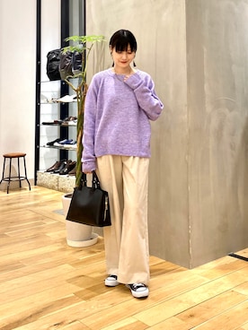 秋山 里織さん(レディース・158cm)の冬コーディネート