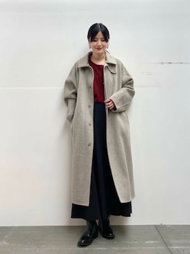 秋山 里織さん（レディース・158cm）の秋コーディネート