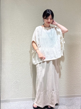 秋山 里織さん(レディース・158cm)の秋コーディネート