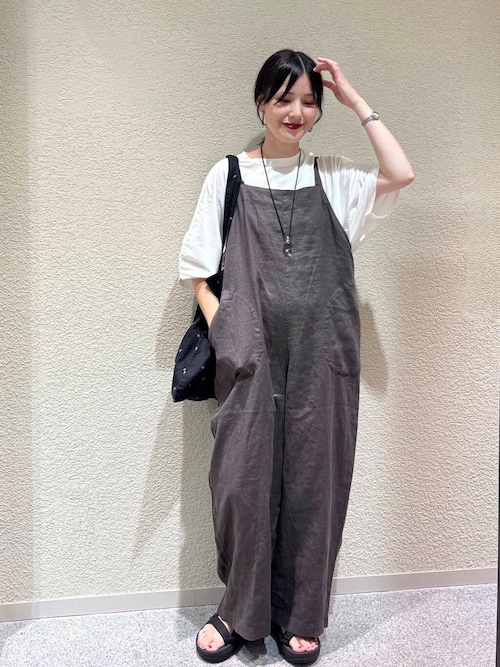 リネンサロペット